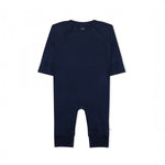 Essential Merino Wool Babygrow - Knot x Antipodes Merino (Navy Blue)