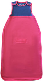 Merino wool and organic cotton sleeping bag, Pink (0-2 years)